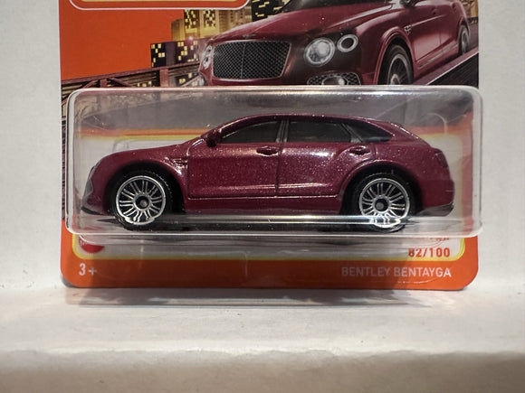 Red Bentley Bentayga 82/100 HFR55 2021 Matchbox Diecast Car