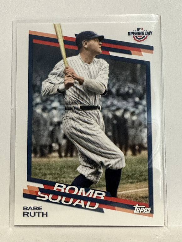 #BS-7 Babe Ruth New York Mets 2022 Topps Opening Day Baseball Card