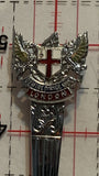 London England Coat of Arms  Sheffield England Bilchrome  Souvenir Spoon