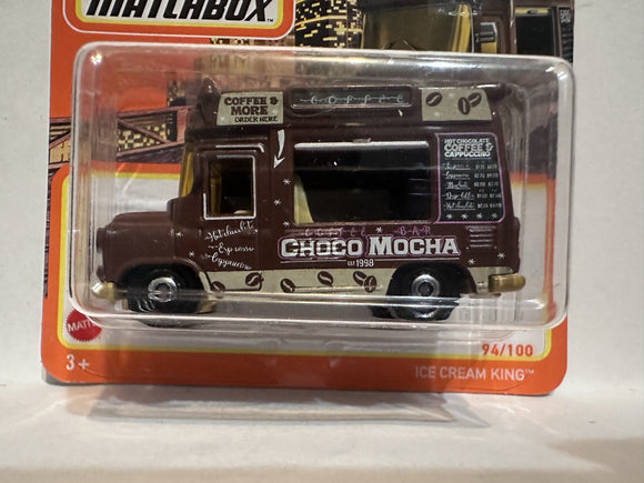 Brown Choco Mocha Ice Cream King 94/100 HFT15 2021 Matchbox Diecast Car