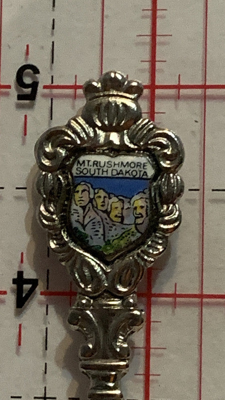 My Rushmore Mount South Dakota Fork Kelps Arts  Souvenir Spoon
