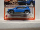 Blue '19 Jeep Renegade 6/100 HFR72 2021 Matchbox Diecast Car