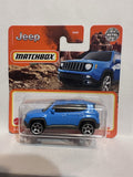 Blue '19 Jeep Renegade 6/100 HFR72 2021 Matchbox Diecast Car