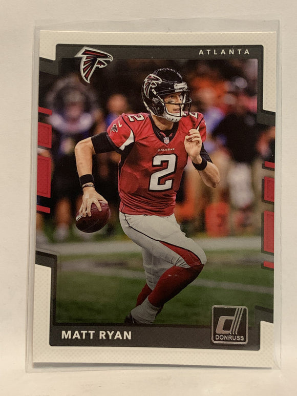 #219 Matt Ryan Atlanta Falcons 2017 Donruss Football Card