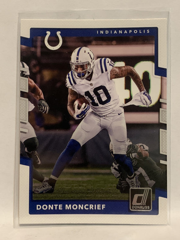#226 Donte Moncrief Indianapolis Colts 2017 Donruss Football Card