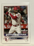 #43 Jo Adell Future Stars Los Angeles Angels 2022 Topps Opening Day Baseball Card