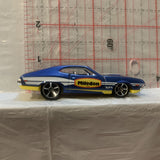 Blue Miloden '72 Ford Gran Torino Sport Hot Wheels Loose Diecast Car 1/64 HK
