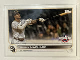#82 Manny Machado San Diego Padres 2022 Topps Opening Day Baseball Card