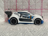 White Pawn Fast 4wd 2013  Hot Wheels Diecast Car