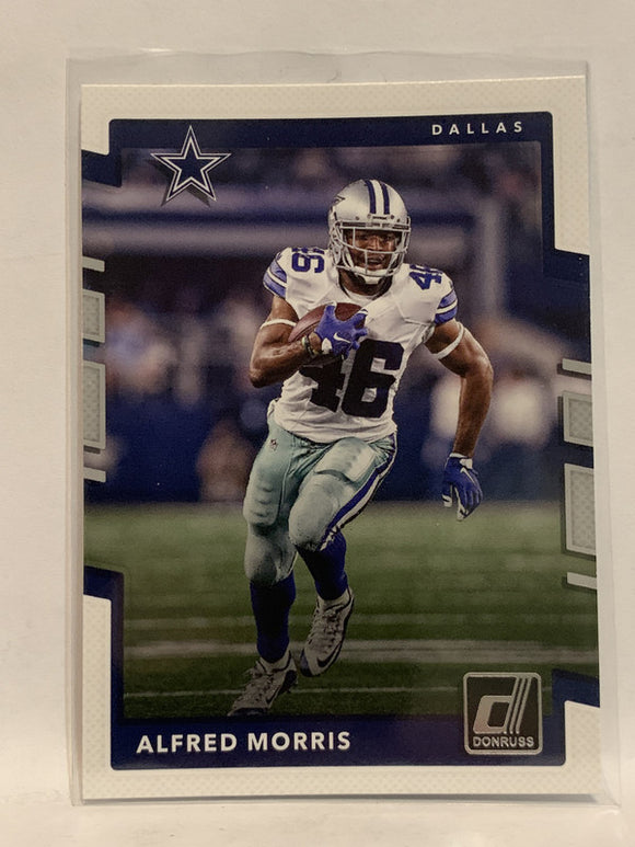 #208 Alfred Morris Dallas Cowboys 2017 Donruss Football Card