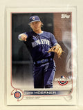 #147 Nico Hoerner Chicago Cubs 2022 Topps Opening Day Baseball Card