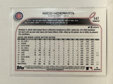 #147 Nico Hoerner Chicago Cubs 2022 Topps Opening Day Baseball Card