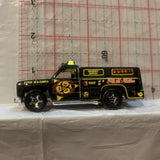 Black Biohazard Removel Truck Hot Wheels Loose Diecast Car 1/64 HK
