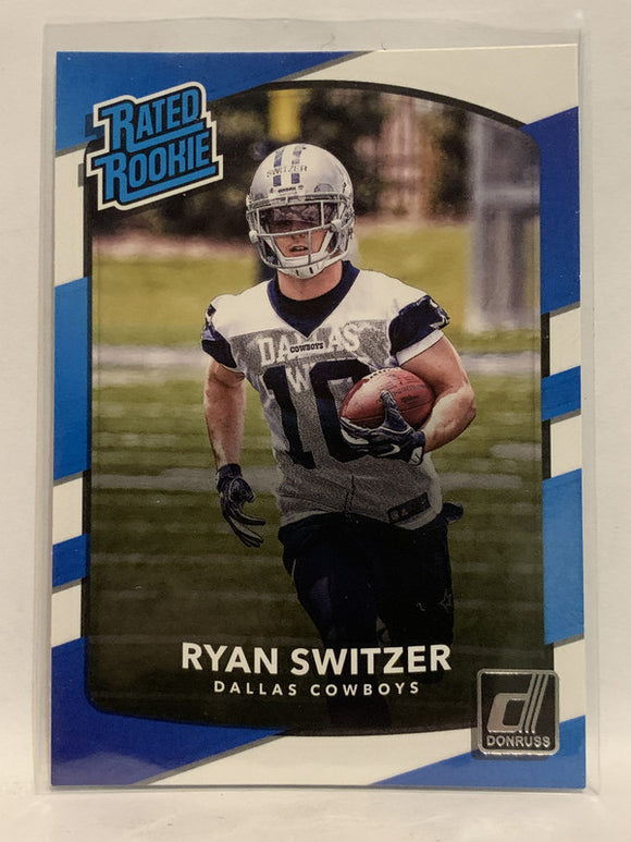 #339 Ryan Switzer Rated Rookie Dallas Cowboys 2017 Donruss Football Card