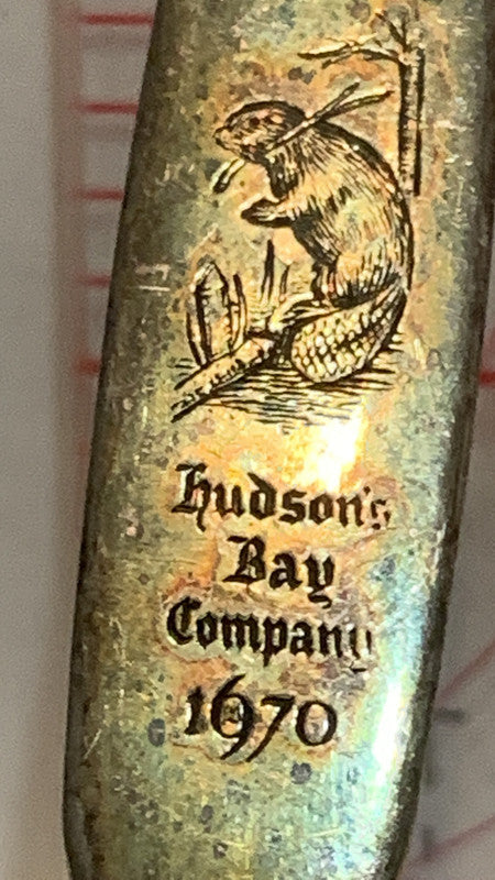 Hudson Bay Company 1970 Beaver  Oneida Silverplated Souvenir Spoon