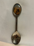 British Columbia Dogwood Crest Emblem Painted Souvenir Spoon