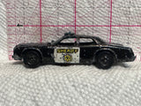 Black Sheriff 701 Police Cruiser 1977 Hot Wheels Diecast Car