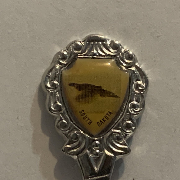 South Dakota Pheasent Bird collectable Souvenir Spoon PE