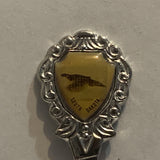 South Dakota Pheasent Bird collectable Souvenir Spoon PE