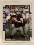 #133 Derek Carr Oakland Raiders 2017 Donruss Football Card