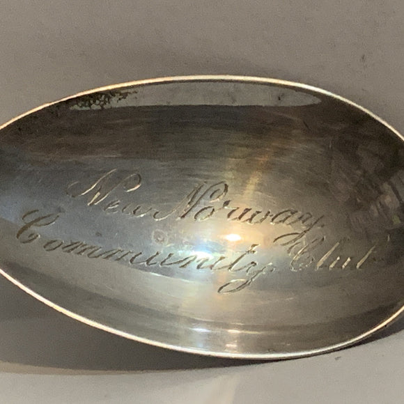 New Norway Community Club Alberta collectable Souvenir Spoon PE