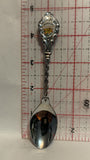 Saskatchewan Prairie Lily Flower  Chrome Souvenir Spoon