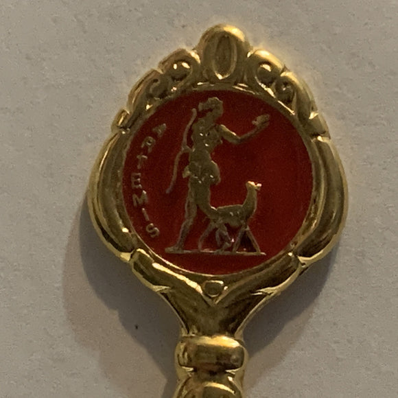 Artemis Greek Goddess Greece collectable Souvenir Spoon PE