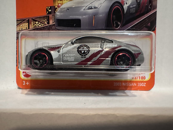 Silver 2003 Nissan 350Z 13/100 HFT04 2021 Matchbox Diecast Car