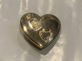 Hearts on a Heart Lapel Hat Pin CT