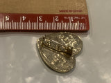 Hearts on a Heart Lapel Hat Pin CT