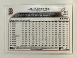 #117 J.D. Martinez Boston Red Sox 2022 Topps Opening Day Baseball Card
