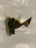 Raising The Flag USA Lapel Hat Pin CU