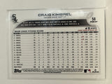 #58 Craig Kimbrel Chicago White Sox 2022 Topps Opening Day Baseball Card