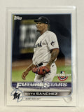 #186 Sixto Sanchez Miami Marlins 2022 Topps Opening Day Baseball Card