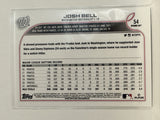 #54 Josh Bell Washington Nationals 2022 Topps Opening Day Baseball Card