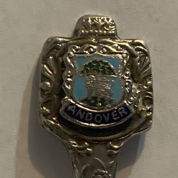 Andover Crest Emblem UK collectable Souvenir Spoon PE