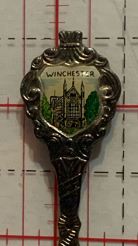 Winchester England  Silverplated Souvenir Spoon