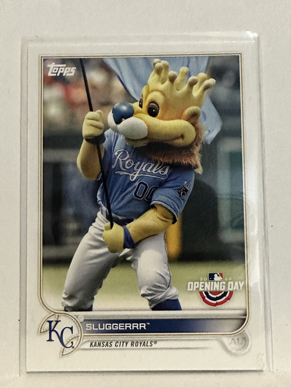 #M-10 Sluggerrr Kansas City Royals 2022 Topps Opening Day Baseball Card