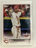 #182 Jesse Winker Cincinnati Reds 2022 Topps Opening Day Baseball Card