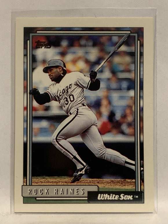 #426 Rock Raines Chicago White Sox 1992 Topps Baseball Card