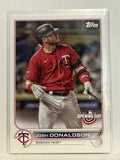 #168 Josh Donaldson Minnesota Twins 2022 Topps Opening Day Baseball Card