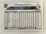#168 Josh Donaldson Minnesota Twins 2022 Topps Opening Day Baseball Card