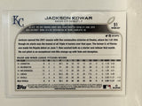#91 Jackson Kowar Rookie Kansas City Royals 2022 Topps Opening Day Baseball Card