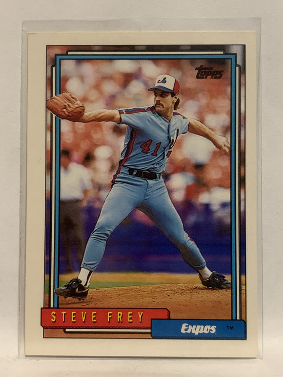 #174 Steve Frey Montreal Expos 1992 Topps Baseball Card