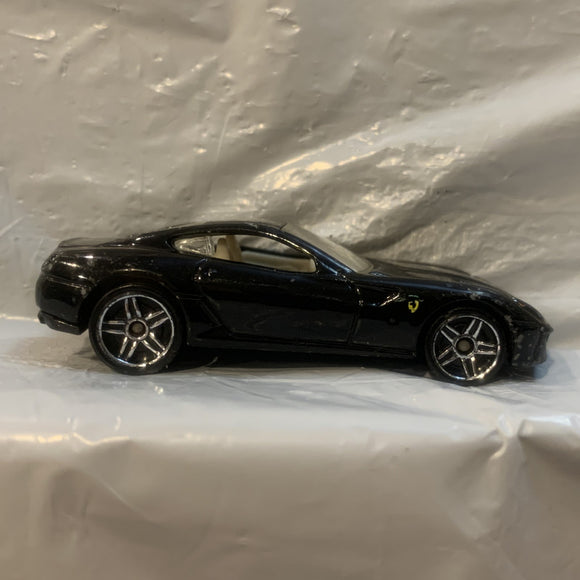 Black Ferrari 599 GTB Hot Wheels Loose Diecast Car 1/64 HL