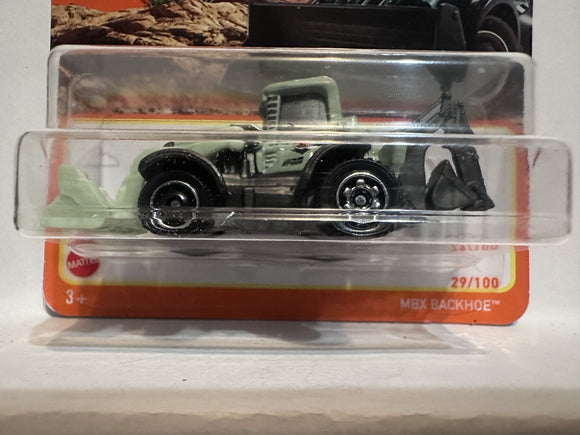 Green MBX Backhoe 29/100 HFT01 2021 Matchbox Diecast Car