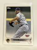 #78 Brandon Woodruff Milwaukee Brewers 2022 Topps Opening Day Baseball Card