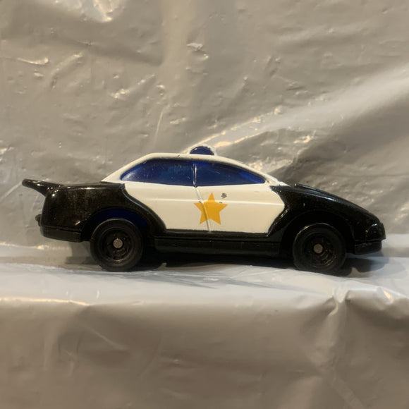 Black White Police Car Hot Wheels Loose Diecast Car 1/64 HL