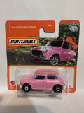 Pink 1964 Austin Mini Cooper 78/100 HFT02 2021 Matchbox Diecast Car