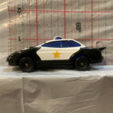 Black White Police Car Hot Wheels Loose Diecast Car 1/64 HL